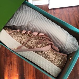 Keds x Kate Spade Triple Kick Rose Gold Sneakers